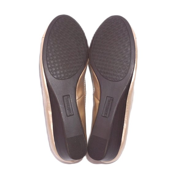 Croft & Barrow Womens Size: 9 Bess Gold Metallic Almond Toe Wedge Heels NEW NIB - Picture 6 of 6